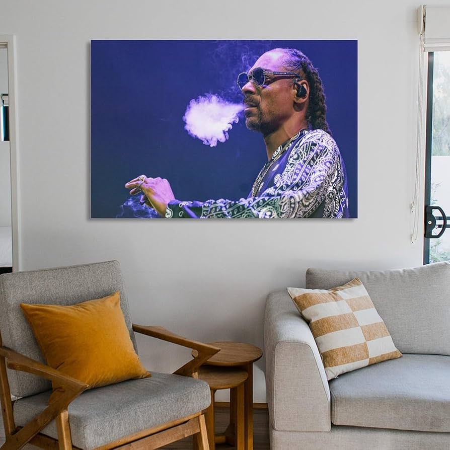 特大ポスター　正規品　100cm×65cm snoop dogg ポスター 1990-2000's ”SNOOP DOGGY DOGG” 額入りポスター - アンティーク